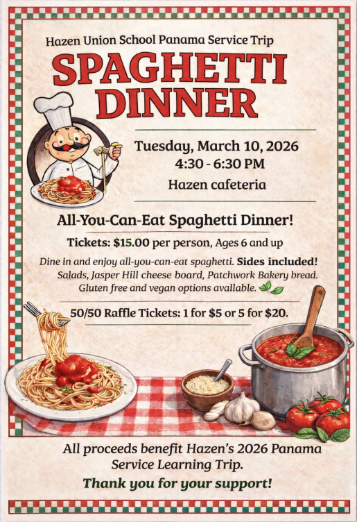 images of spaghetti and a chef